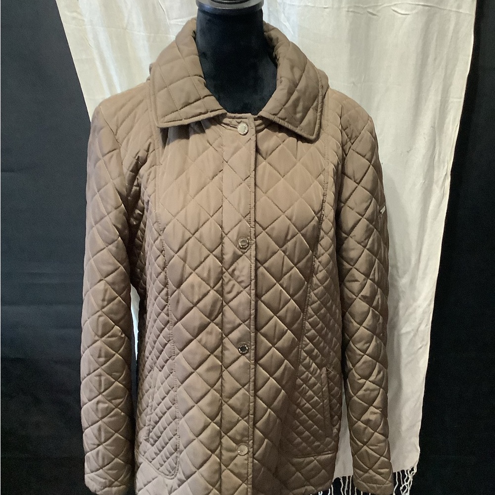 Calvin Klein Quilted Tan Puffer Jacket